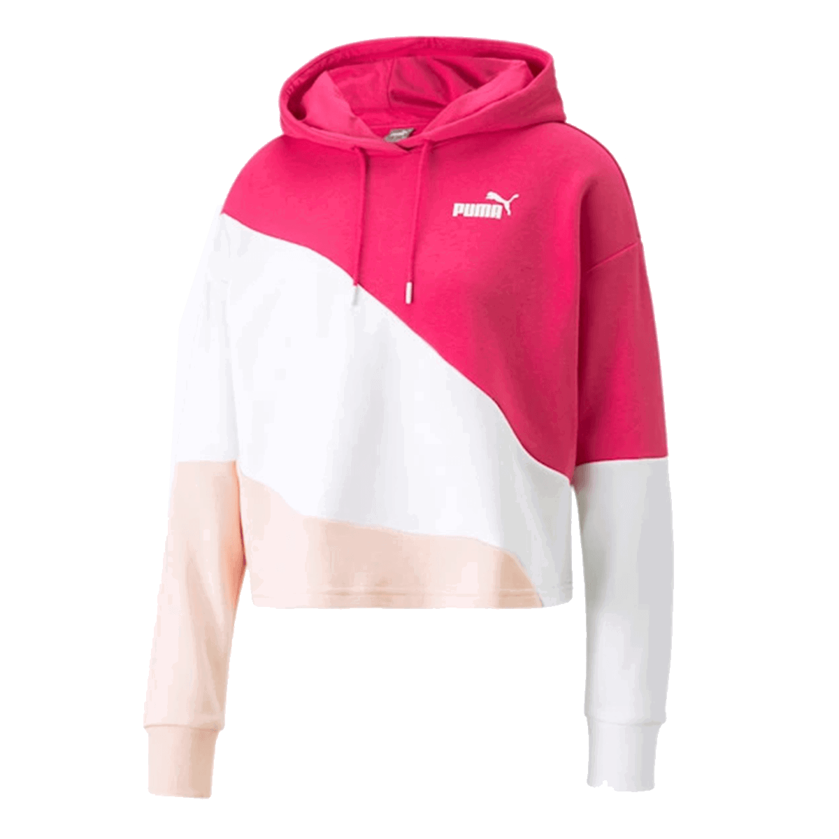 Mikina Puma Power Cropped Hoodie Ružová | 673977-64, 0