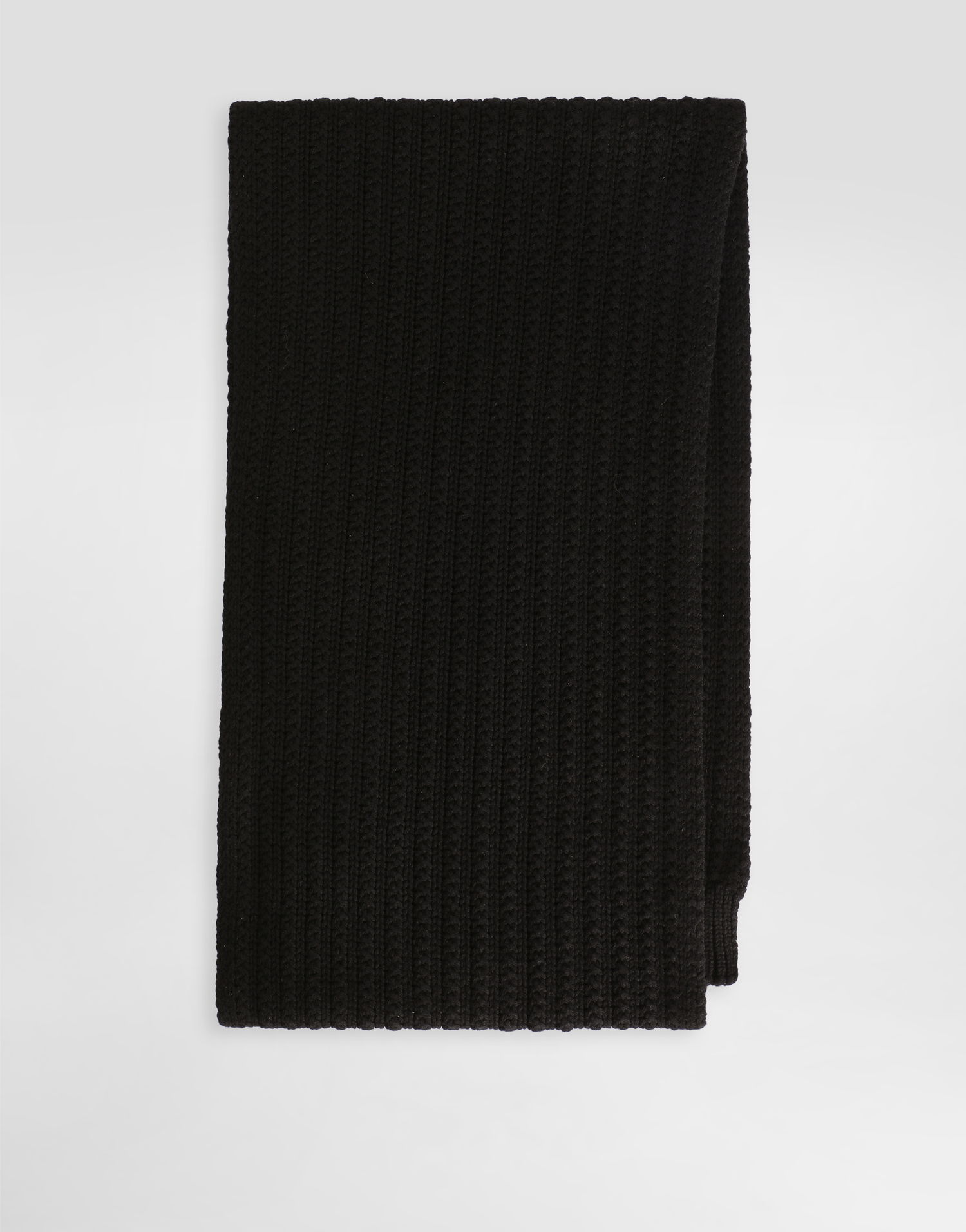 Šál Dolce & Gabbana Dolce & Gabbana Cable-Knit Scarf Čierna | GX13KZJDVCMN0000, 1
