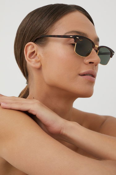 Slnečné okuliare Ray-Ban Ray-Ban Clubmaster Square Sunglasses Hnedá | 0RB3916, 2