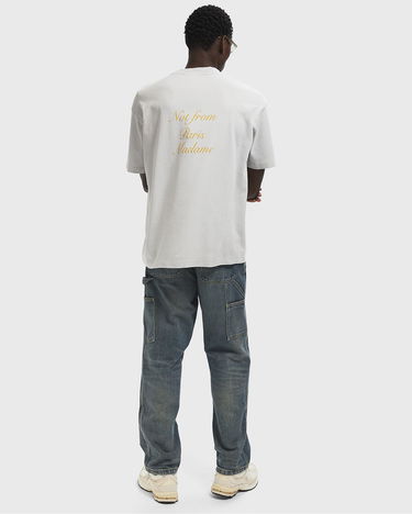 Tričko Drôle de Monsieur Slogan Calligraphy T-Shirt Biela | I-TS209-CO002-LGR, 1