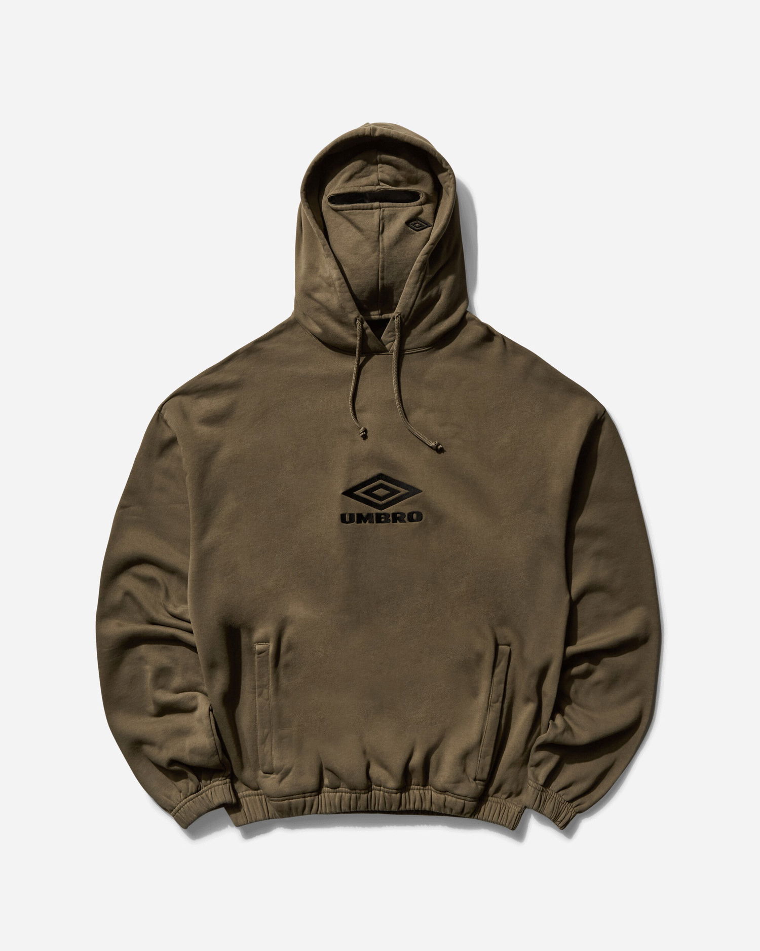 Mikina Umbro Logo Masked Hoodie Zelené | UBMW0216FA147 GRN0036, 0