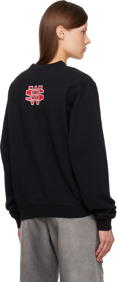 Mikina 032C One Dollar Bill TRBC WORKSHOP Print Crewneck Sweatshirt Čierna | F25-URC-0512-050-W, 2