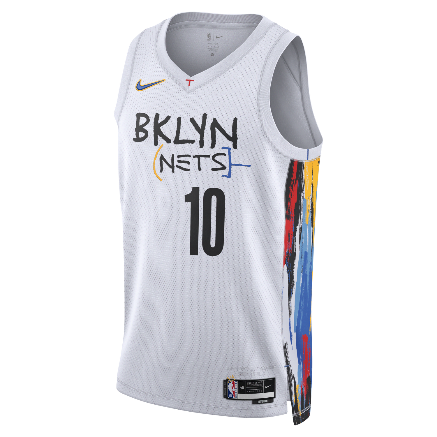 Dres Nike Swingman Jersey Brooklyn Nets City Edition Ben Simmons Biela | DO9585-104, 0