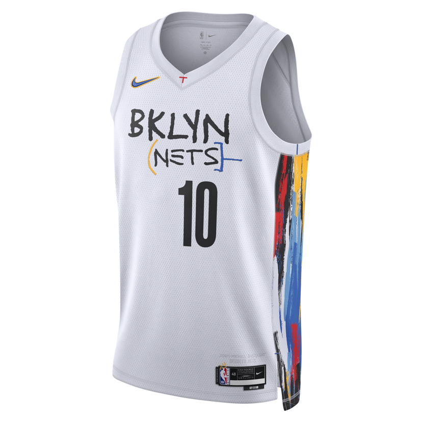 Dres Nike Swingman Jersey Brooklyn Nets City Edition Ben Simmons Biela | DO9585-104