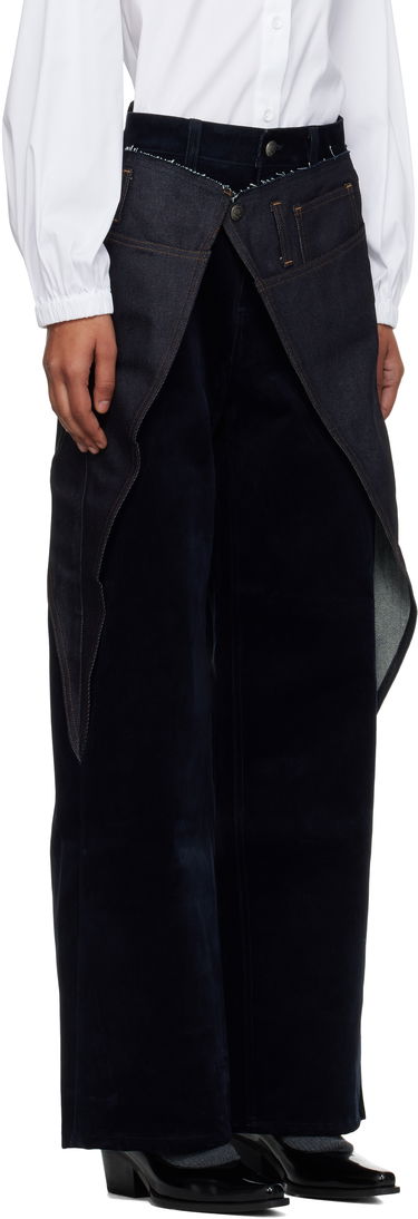 Džínsy Andersson Bell Andersson Bell Zoe Wrap Jeans Navy | apa850w, 1