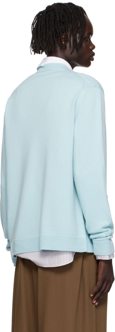 Sveter Acne Studios Acne Studios Crewneck Cardigan Modrá | B60385-, 2