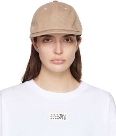 Šiltovka Maison Margiela MM6 Numeric Signature Cap Béžová | SH0TC0002 S78611, 0