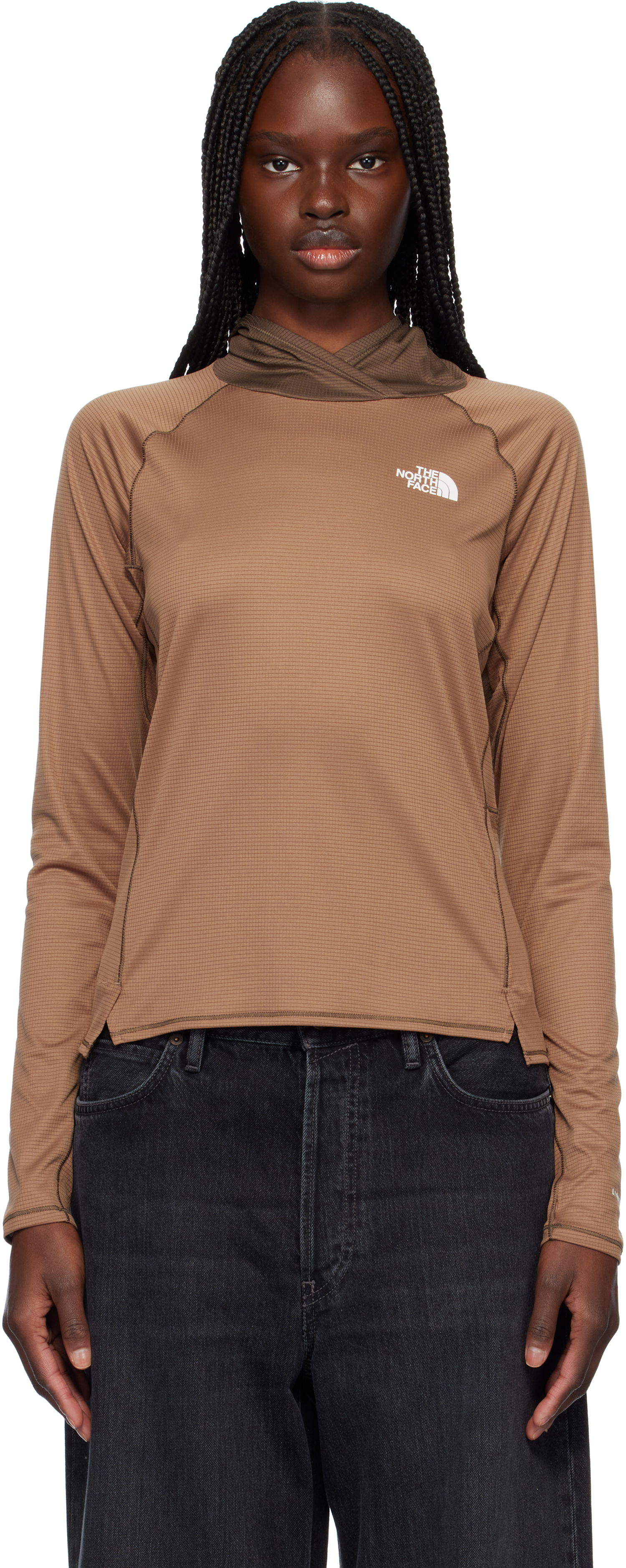 Sveter The North Face LIGHTRANGE Sunriser Hoodie Hnedá | NF0A8BN9, 0
