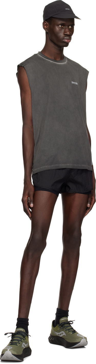 Tielko Satisfy Satisfy AuraLite Muscle Tank Top Šedá | 11031-PB-SAB, 3