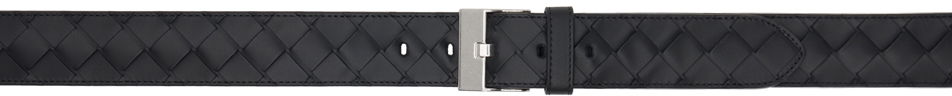 Opasok Bottega Veneta Intrecciato Watch Belt Čierna | 799046 V4KF1 8803, 0
