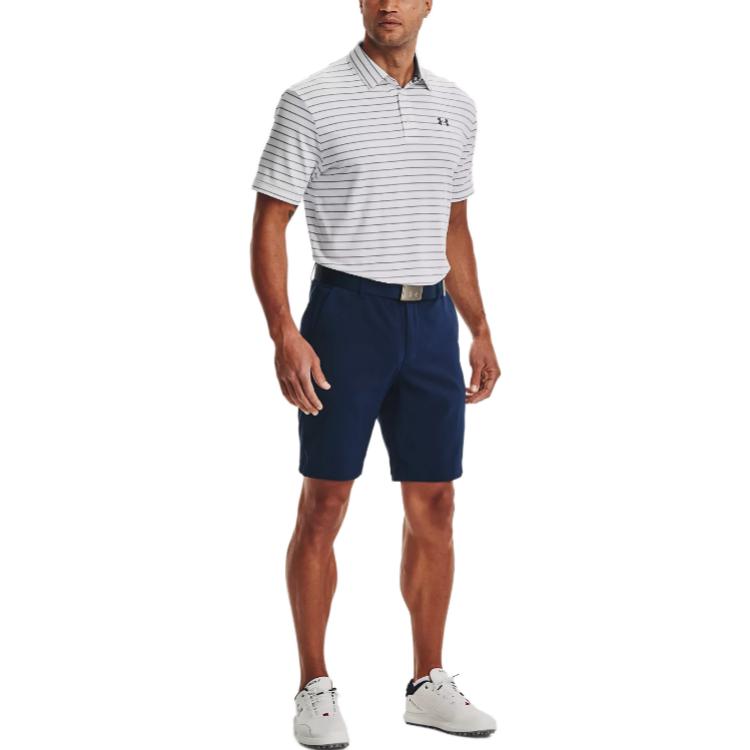 Polo tričko Under Armour Playoff Core Stripe Polo Shirt Biela | 1351130-014