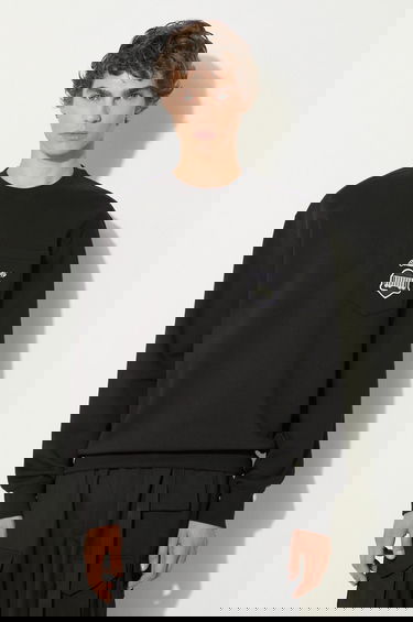 Mikina Carhartt WIP Heart Train Pocket Crewneck Sweatshirt with Appliqué Čierna | I033932.89XX, 0