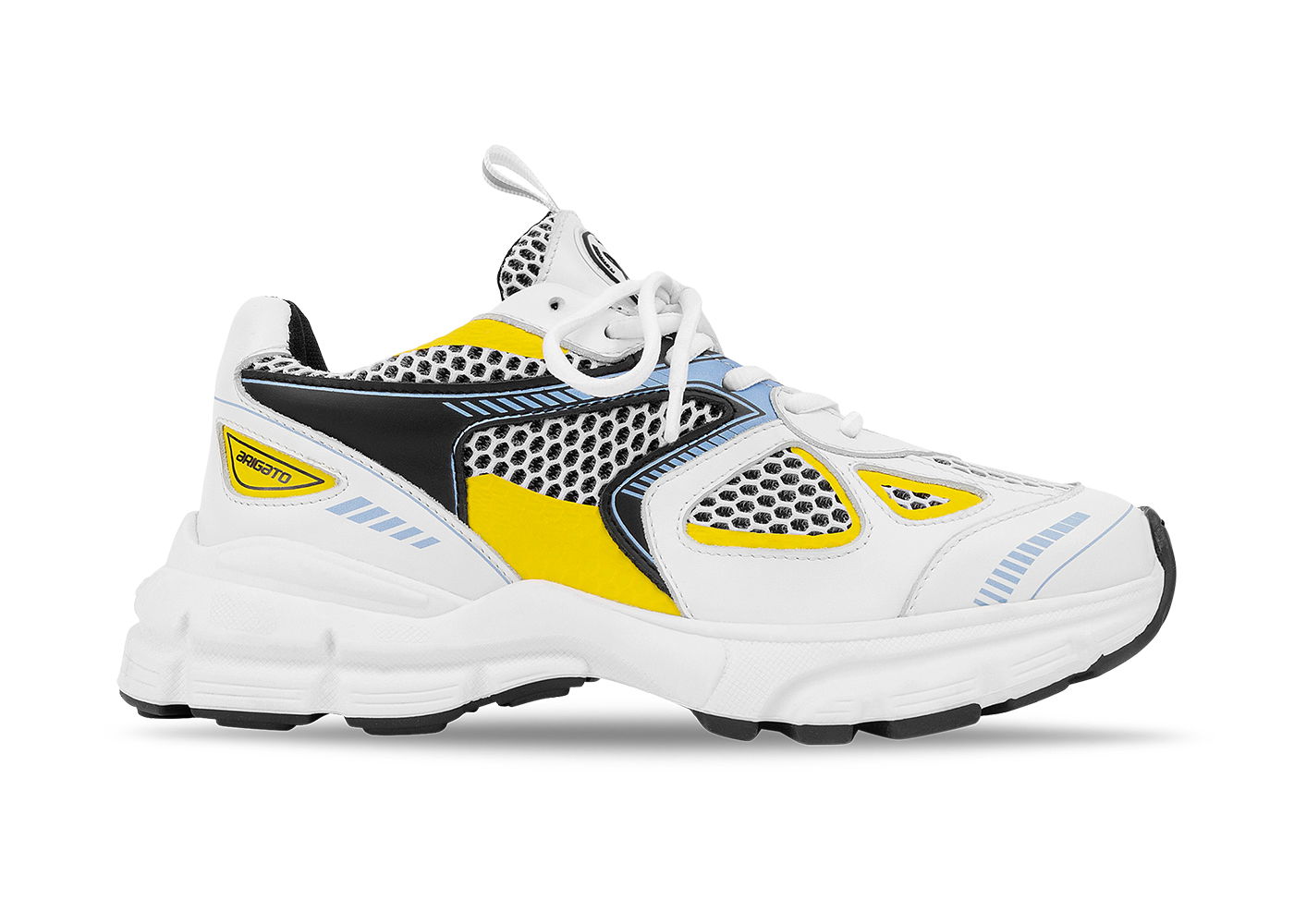 Marathon Runner White Black Yellow Blue (W)