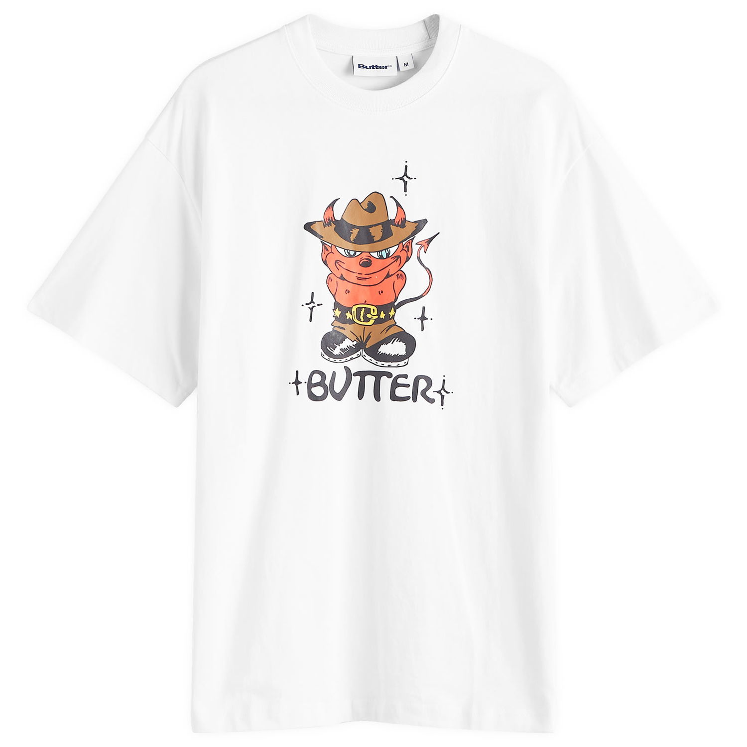 Tričko Butter Goods Devil T-Shirt Biela | BGQ224D20201, 0