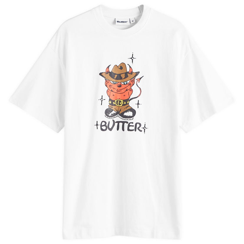 Tričko Butter Goods Devil T-Shirt Biela | BGQ224D20201