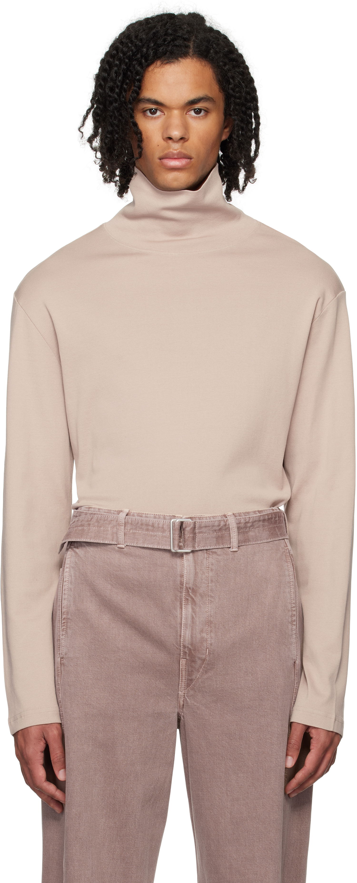 Sveter LEMAIRE Long Sleeve Turtleneck Béžová | TO1302 LJ1016, 0