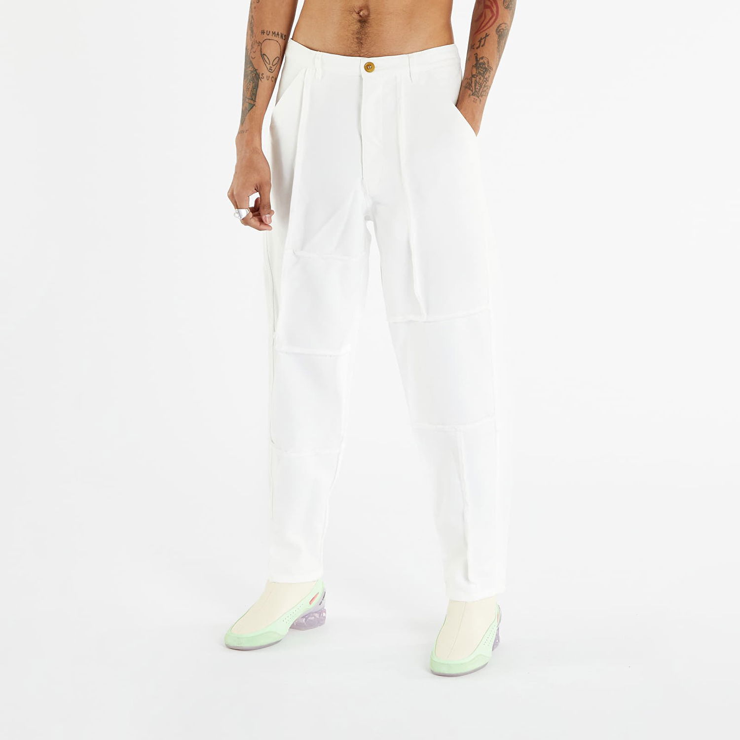 Nohavice Comme des Garçons SHIRT Pants Biela | FK-P001 White, 0
