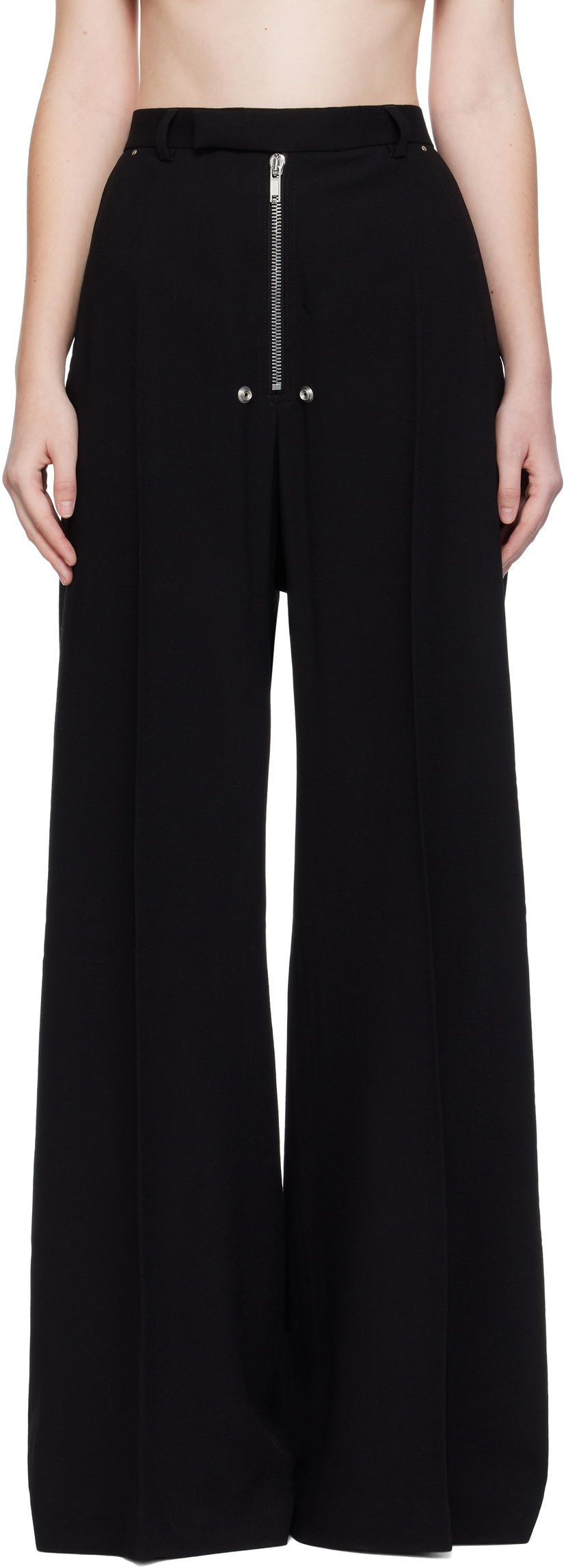 Nohavice Rick Owens Rick Owens Concordians Tailored Wide Trousers Čierna | RP02E4355 WA