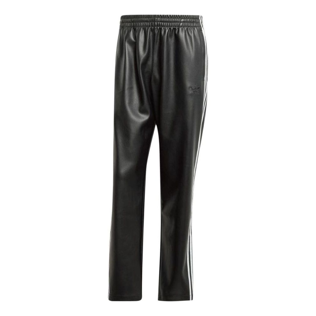 Nohavice adidas Originals Adicolor Firebird Faux Leather Track Pants Čierna | IZ4038, 0