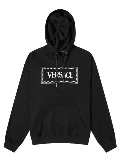 Mikina Versace Tile Logo Popover Hoody Čierna | 1012564-1A09063-1B000