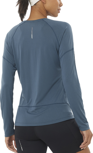 Tričko Salomon CROSS RUN Long Sleeve Tee Modrá | lc2270500, 1
