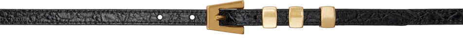Opasok BY FAR BY FAR Vic Circular Buckle Belt Čierna | 21PFVICSBLCCE, 0