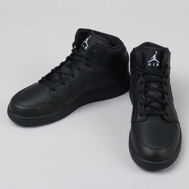 Tenisky a topánky Jordan Air Jordan 1 Mid ''Black White'' Čierna | 554724-034, 2
