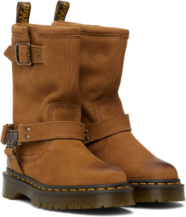 Oblečenie Dr. Martens Anistone Hi Leather Biker Boots Hnedá | 41644200, 3