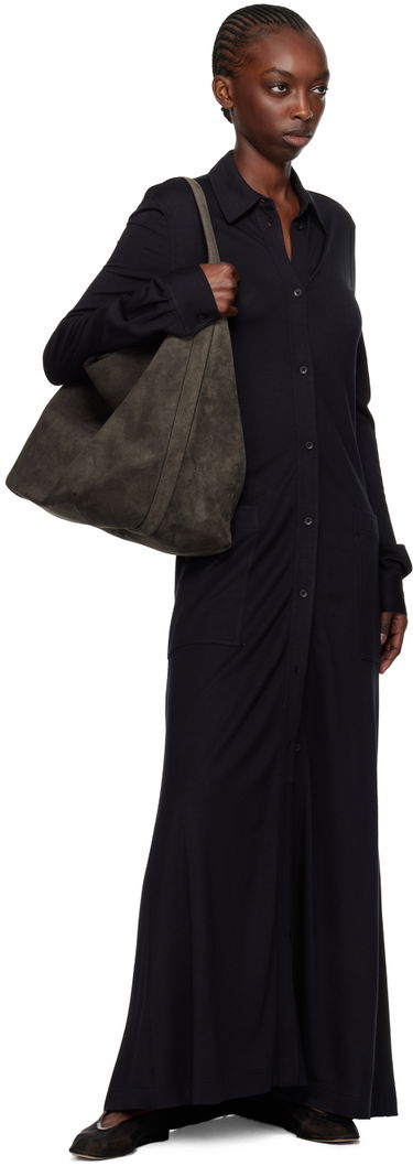 Šaty TOTEME Flowing Maxi Dress with Pockets Čierna | 242-WRD1692-FB0161, 3