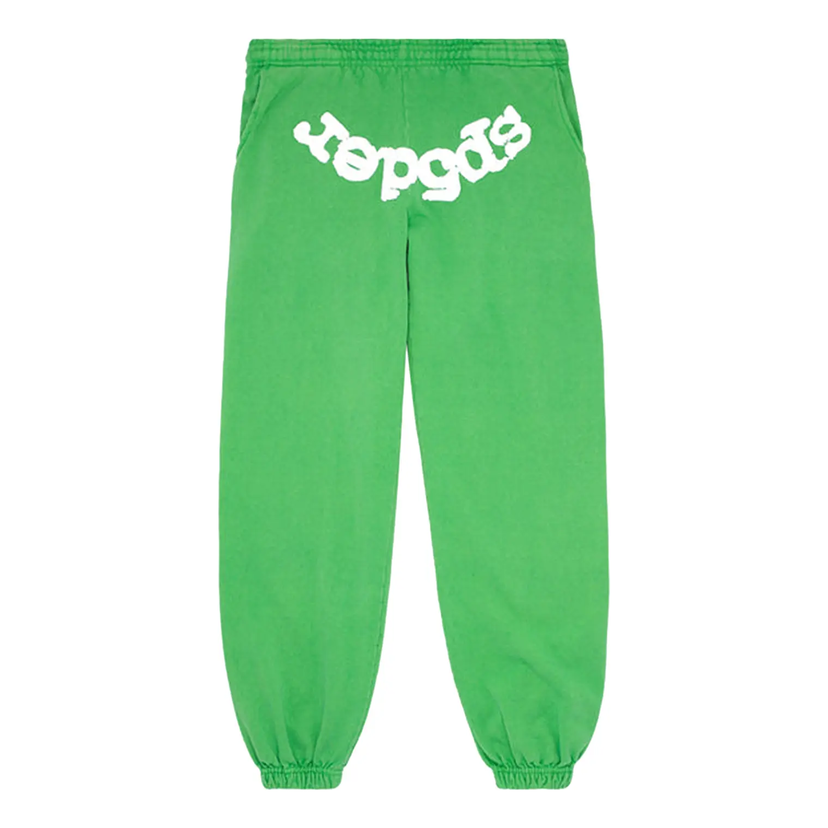 Tepláky Sp5der Classic Sweatpants Zelené | SP5-8D-CLS-SLG