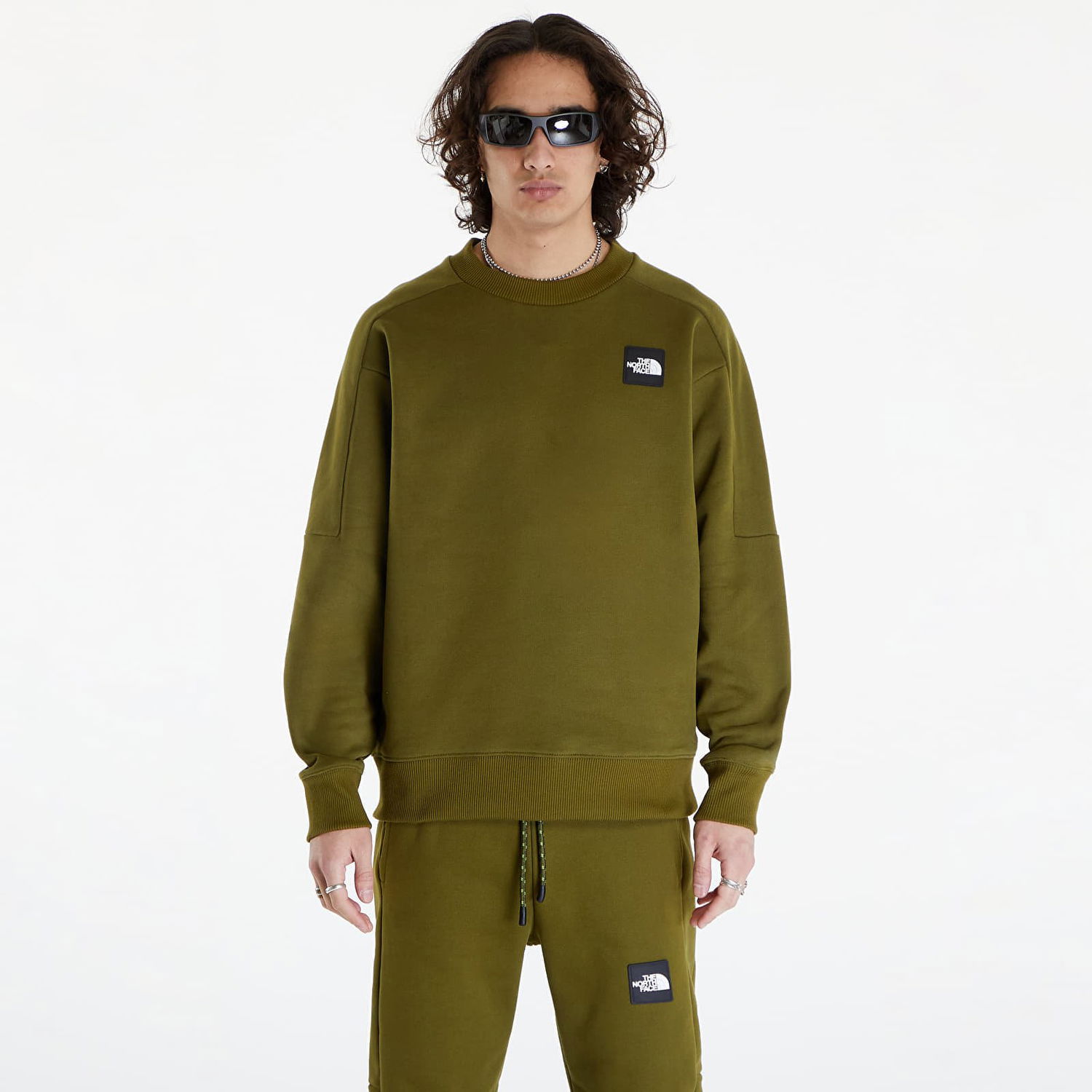 Mikina The North Face The 489 Crewneck Sweatshirt UNISEX Forest Olive Zelené | NF0A87D8PIB1, 0