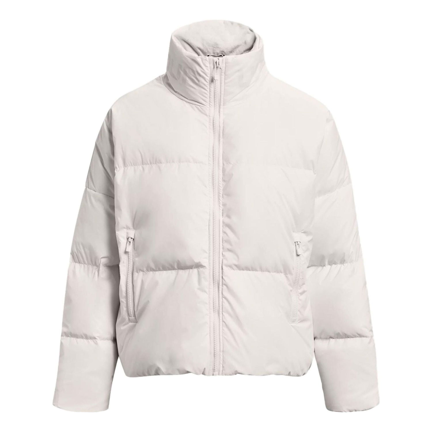 Prešívaná bunda Under Armour Cropped Puffer Down Jacket Biela | 1378858-112, 0
