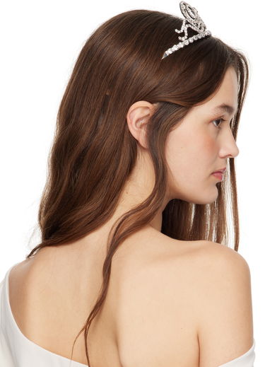 Šperky Blumarine Blumarine Bow Crystal Headband Metalická | P522W308A, 2