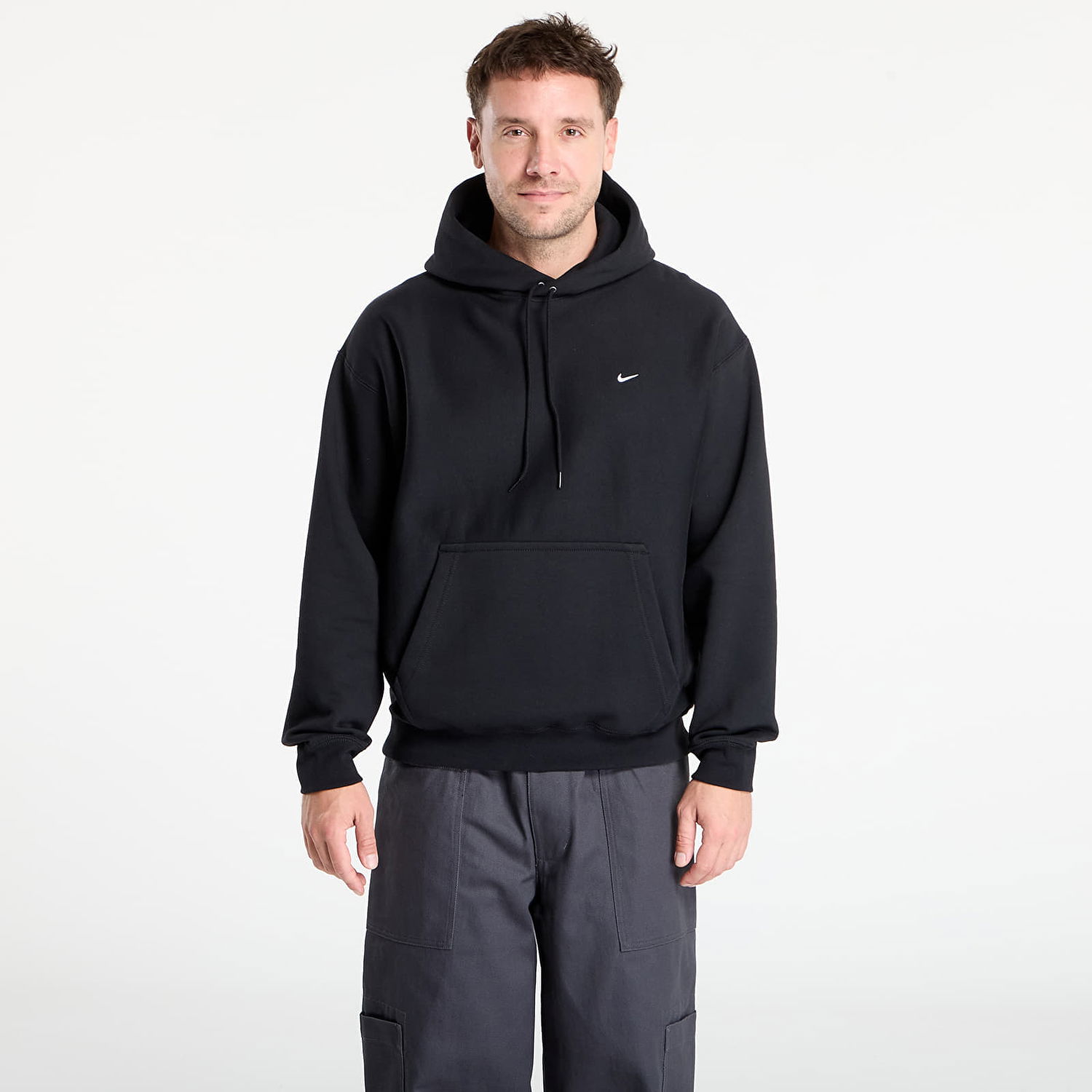 Mikina Nike Solo Swoosh Pullover Hoodie Čierna | HV1082-010, 0