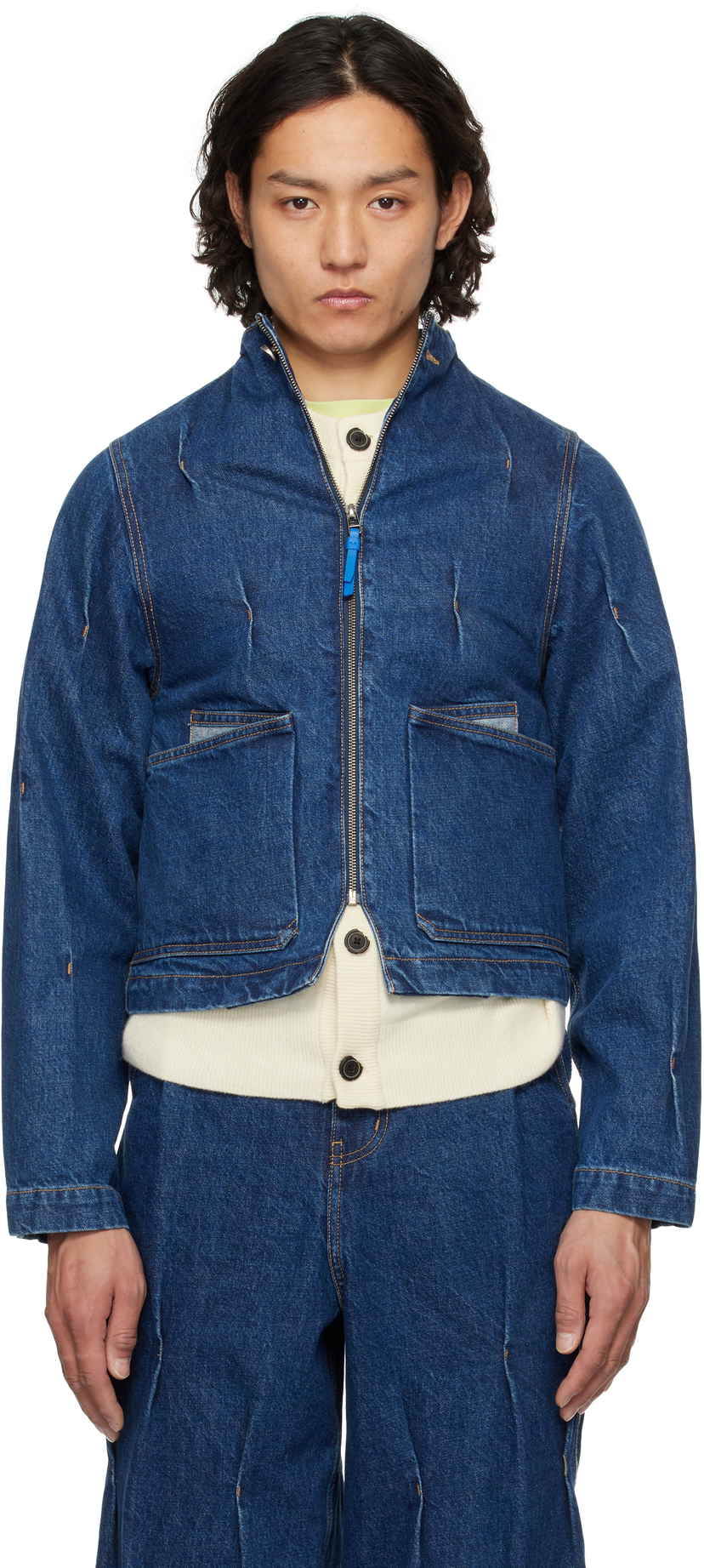 NEEDLES 「Piping Cowboy Jacket」PU208 needles piping cowboy jacket (oliv) | a.plus