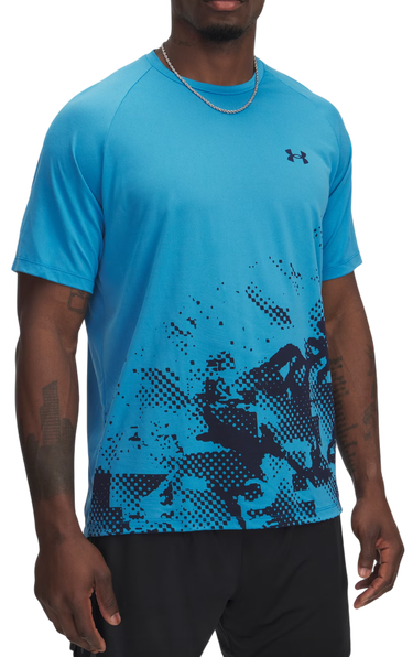 Tričko Under Armour Tech Fade Short Sleeve T-Shirt Modrá | 1390209-452, 0