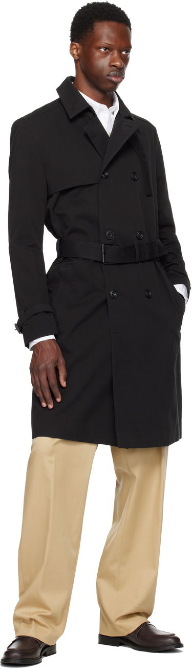 Trenčkot BOSS Hugo Double-Breasted Trench Coat Béžová | 50535072, 3
