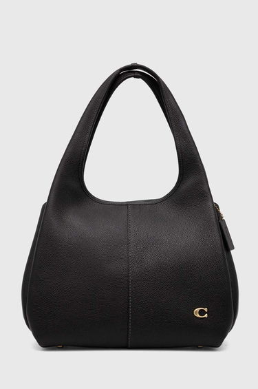 Kabelka Coach Coach Leather Shoulder Bag Čierna | CM544, 0