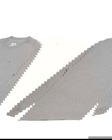 Tričko New Balance Made in USA Long Sleeve Tee Šedá | MT21542_AG, 0