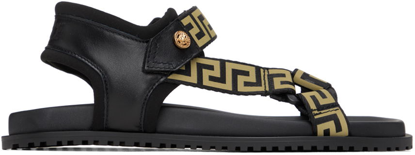 Tenisky a topánky Versace Greca Sandals "Black" Čierna | 1008316 1A06083, 0