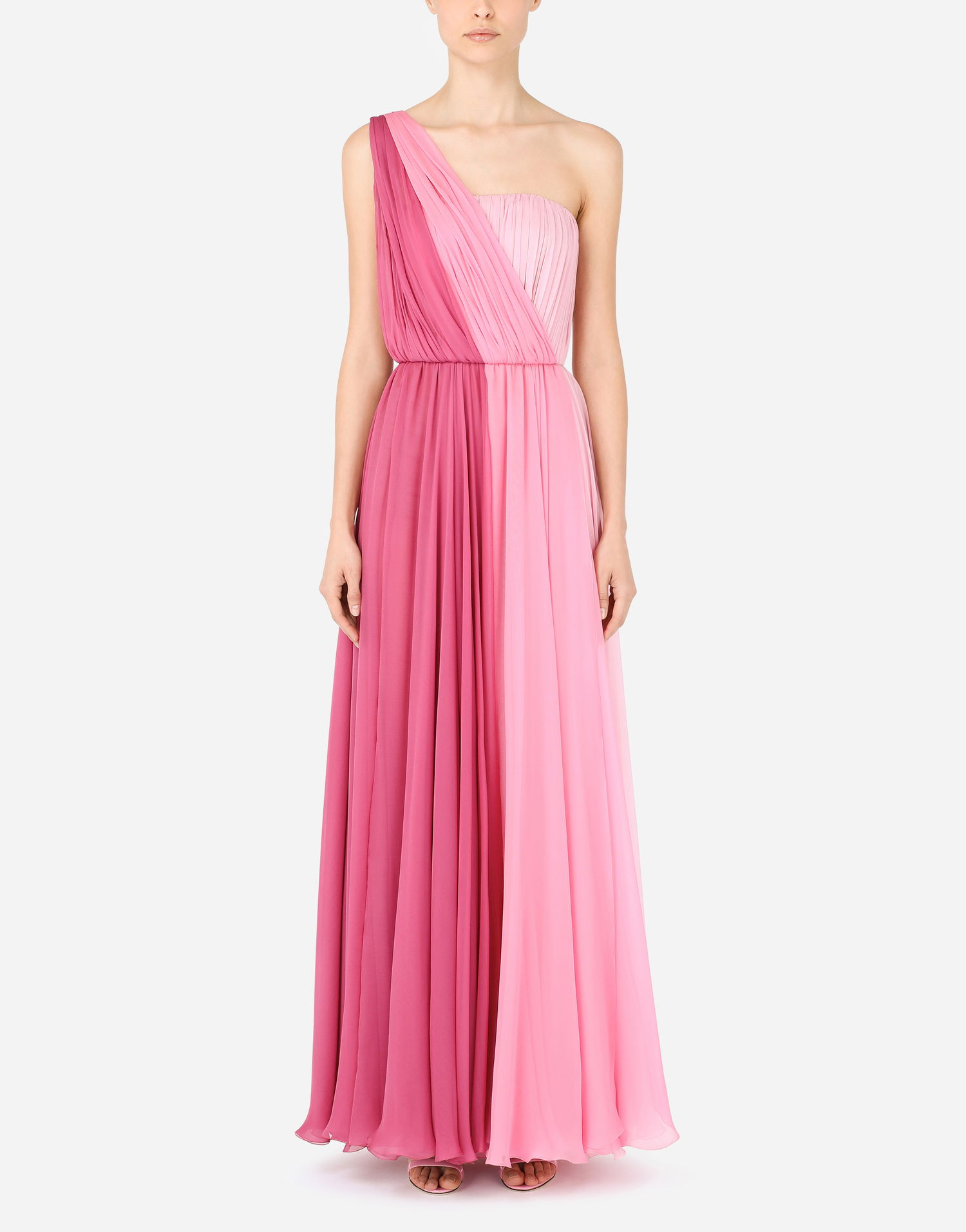 Šaty Dolce & Gabbana One-shoulder Maxi Dress Rôznofarebný | F6N0VTFU1ATS9002, 1