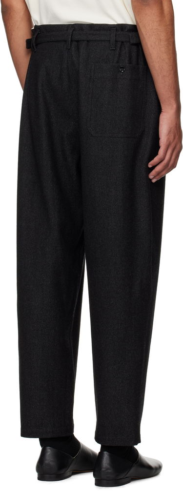 Nohavice LEMAIRE Carrot Fit Wool Trousers Čierna | PA1129 LF1319, 2