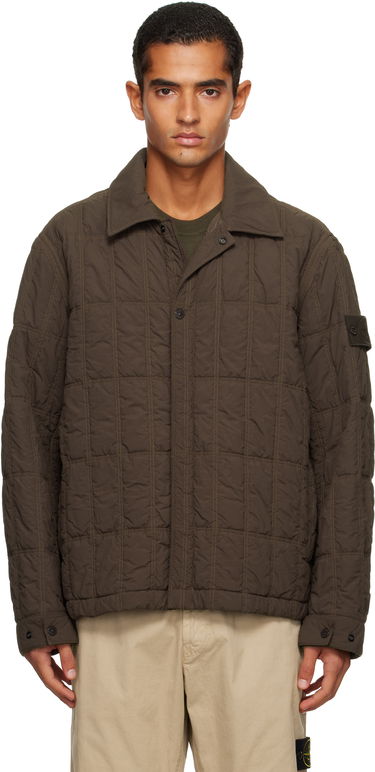 Bunda Stone Island Stone Island Nylon Smerigliato Quilted Jacket Zelené | K2S15 4100099 S00F6, 0