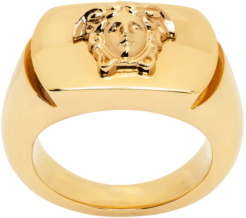 Prsteň Versace Medusa Ring "Gold" Metalická | 1013676_1A00620