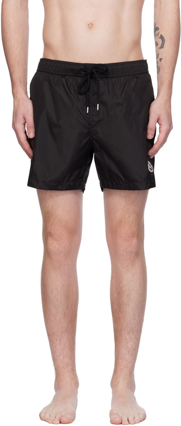Plavky Moncler Patch Swim Shorts Čierna | J10912C0000453326, 0