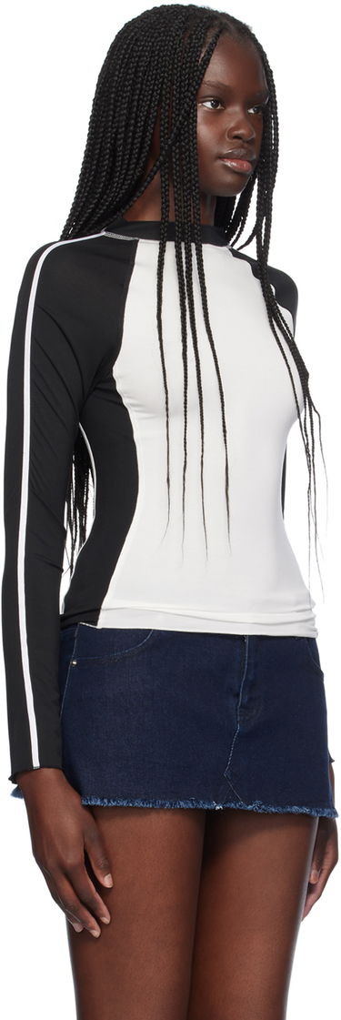 Tričko Miaou Miaou Madeline Long Sleeve T-Shirt Biela | 7126TJBBLK, 1
