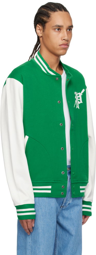 Bomber bunda Polo by Ralph Lauren Ralph Lauren Fleece Graphic Baseball Bomber Jacket Zelené | 710964712001, 1