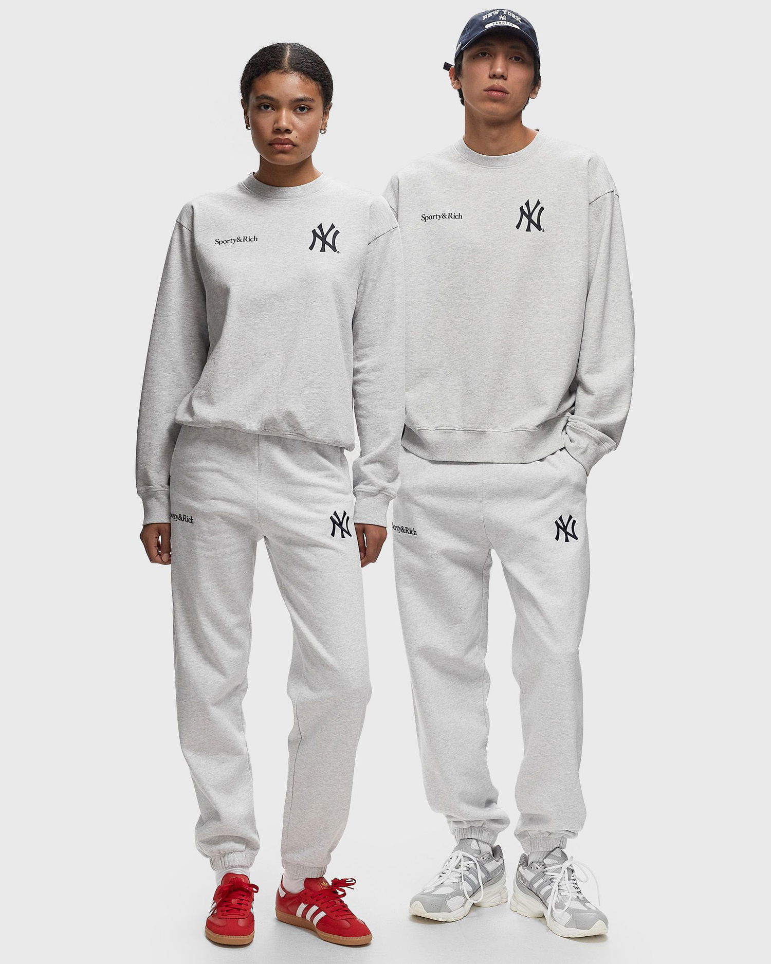 Tepláky Sporty & Rich Serif Sweatpant Sweatpants Šedá | PA036505300GY03, 1