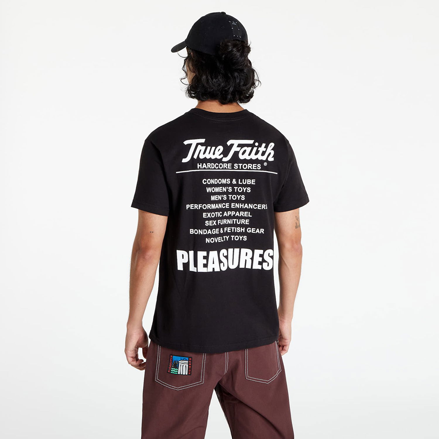 Tričko Pleasures Faith T-Shirt Čierna | P22F058 BLACK, 1