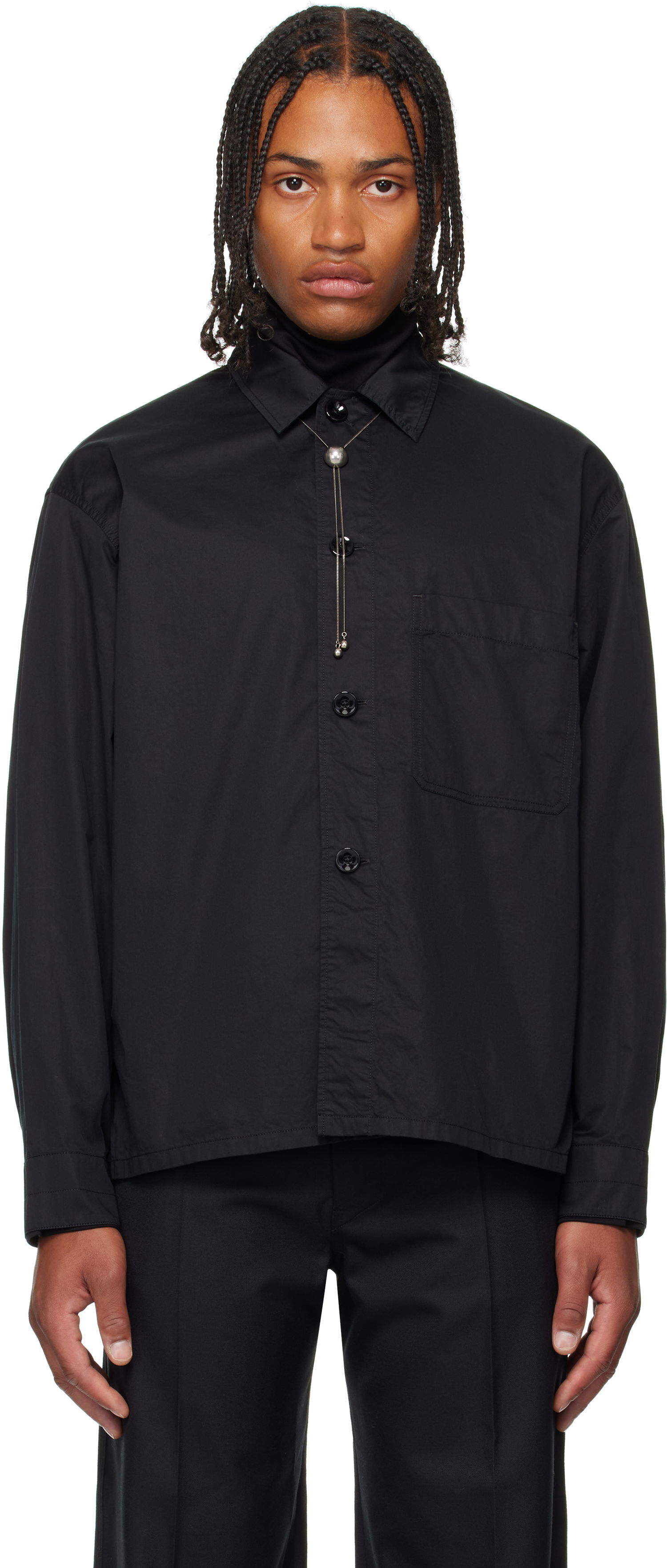 Košeľa LEMAIRE Lemaire Pyjama Shirt Čierna | SH1198 LF1207, 0